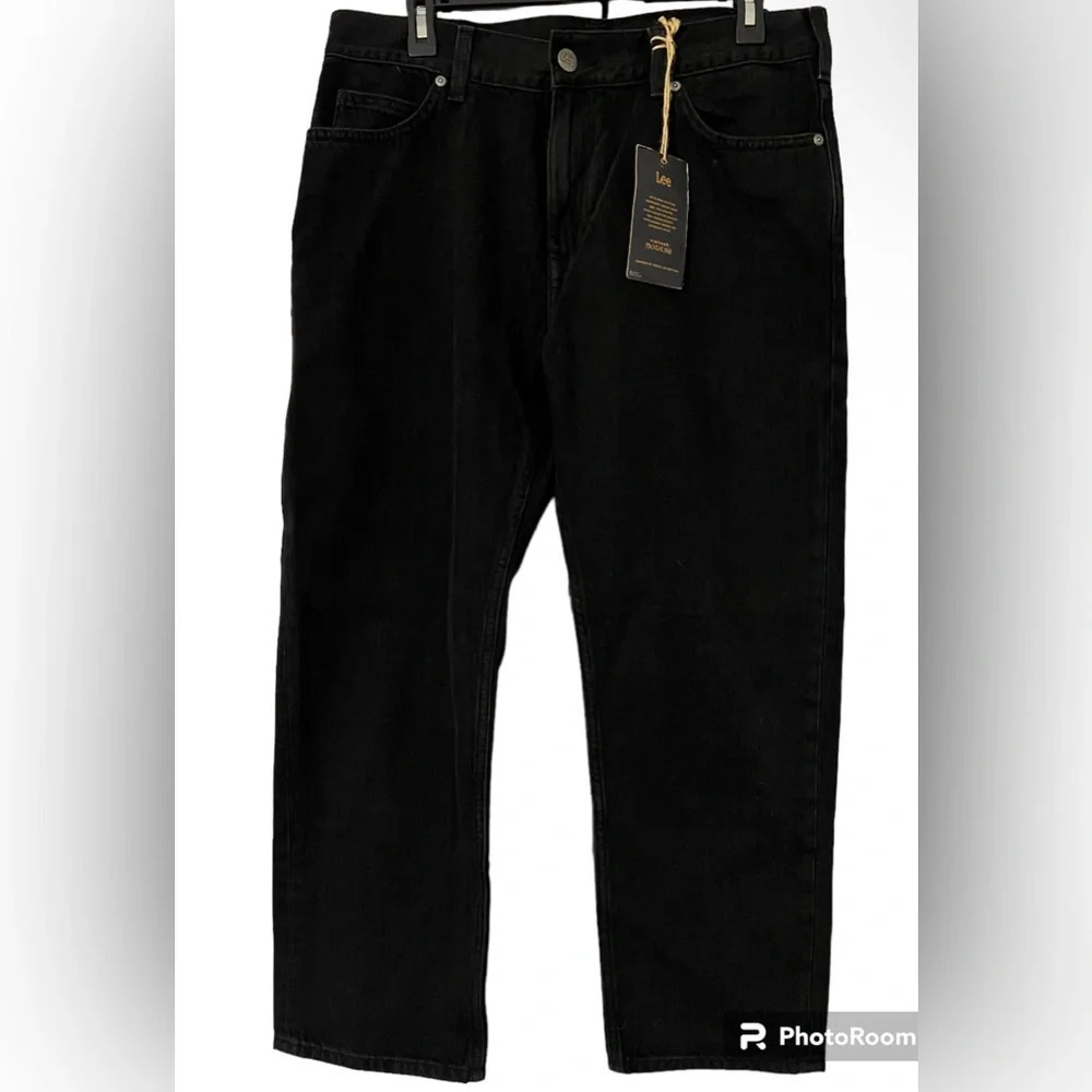 NWT LEE Men's Dad Jeans in Vintage Black